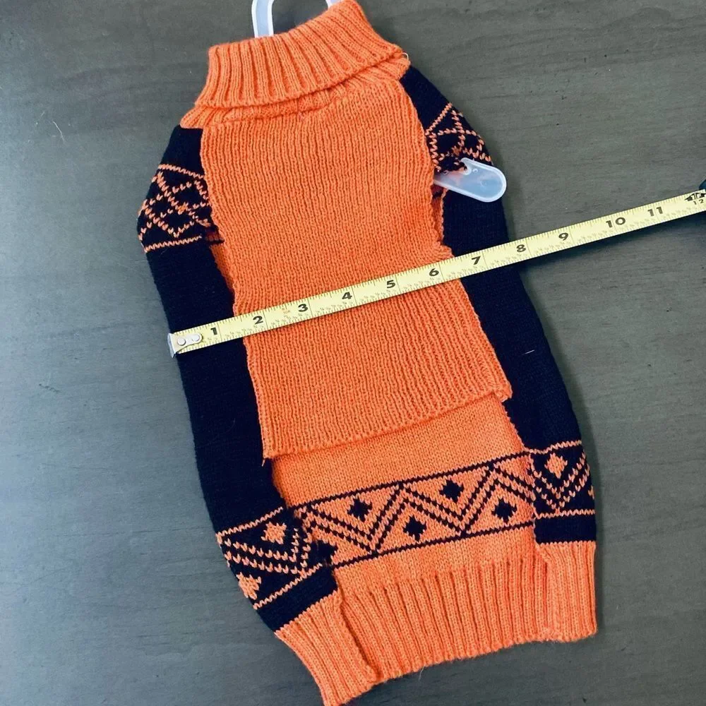 Halloween Pumpkin Dog Pick of the Patch Fall Pet Sweater